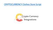 CRYPTOCURRENCY Clothes Store Multi Vendor Shopping Script-READYMADE CLONE
