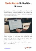Media Portal: Behind the Scenes PowerPoint PPT Presentation
