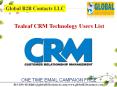 Tealeaf CRM Technology Users List PowerPoint PPT Presentation