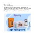 Die Cut Boxes PowerPoint PPT Presentation