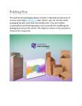 Folding Boxes PowerPoint PPT Presentation