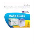 Masks boxes PowerPoint PPT Presentation
