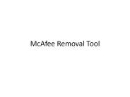 McAfee Removal Tool