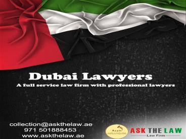 Lawyers in Dubai