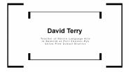David Terry, Port Chester Teacher - Experienced Professional
