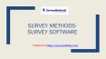 survey software (1) PowerPoint PPT Presentation