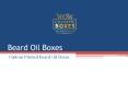 Beard Oil Boxes PowerPoint PPT Presentation