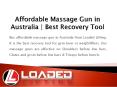 Affordable Massage Gun in Australia | Best Recovery Tool