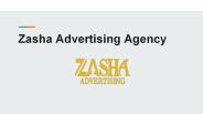 Zasha Advertising Agency in Bangalore