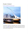 Study in Ireland PowerPoint PPT Presentation