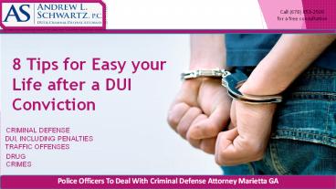 8 Tips for Easy your Life after a DUI Conviction
