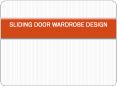 Sliding Door wardrobe Design PowerPoint PPT Presentation