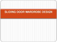 Sliding Door wardrobe Design