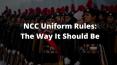 NCC Uniform Rules: The Way It Should Be | Troooptiq PowerPoint PPT Presentation