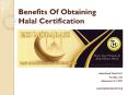 Benefits Of Obtaining Halal Certification (1) PowerPoint PPT Presentation