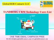 TANDBERG CRM Technology Users List