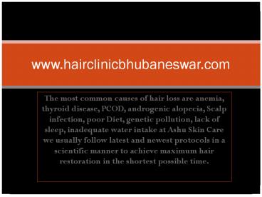 Hair transplant Doctor in Bhubaneswar _ hair transplant clinic in bhubaneswar