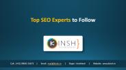 Top SEO Experts to Follow
