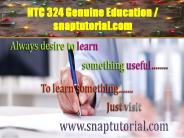 NTC 324 Genuine Education / snaptutorial.com