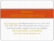 Cisco Wireless Access Point Series Rental | India - Bangalore