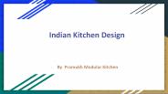 Indian Kitchen Design