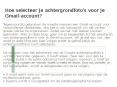 Contact op met gmail Belgie krijg wat het beste is in online service PowerPoint PPT Presentation