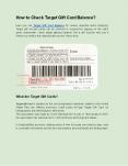 How to Check Target Gift Card Balance PowerPoint PPT Presentation