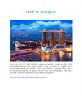 Study in Singapore PowerPoint PPT Presentation