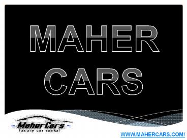 The different use of limousine