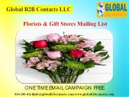 Florists & Gift Stores Email List