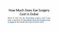 How Much Does Eye Surgery Cost in Dubai PowerPoint PPT Presentation