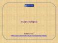 website widgets PowerPoint PPT Presentation