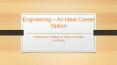 Engineering - An Ideal Career Option - Avantika University PowerPoint PPT Presentation