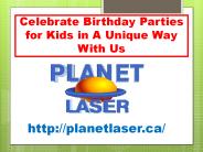 Birthday Parties For Kids
