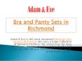 Bra and Panty sets in Richmond PowerPoint PPT Presentation