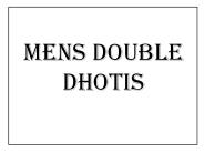 MENS DOUBLE DHOTIS