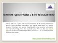Different V Belt Types you Must Be Aware PowerPoint PPT Presentation