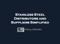 Stainless Steel Distributors and Suppliers Simplified PowerPoint PPT Presentation