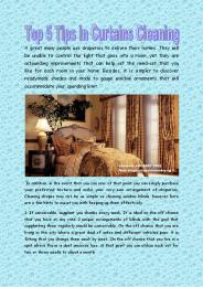 Top 5 Tips in Curtains Cleaning