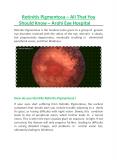 Retinitis Pigmentosa – All That You Should Know - Arohi Eye Hospital PowerPoint PPT Presentation