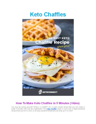 Keto Chaffles