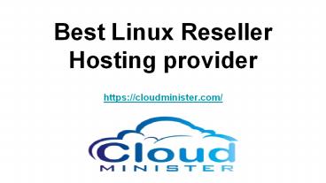Best Linux Shared Hosting provider