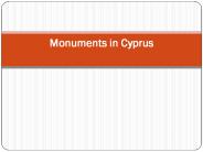 Monuments in Cyprus