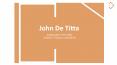 John Eric DeTitta - Regarded as a Technology Innovator PowerPoint PPT Presentation