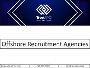 Offshore Recruitment Agencies