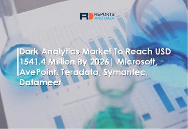 Dark Analytics Market
