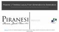 Piranesi | Timeless Luxury From Generation to Generation PowerPoint PPT Presentation