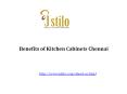 Kitchen Cabinets Chennai at India PowerPoint PPT Presentation