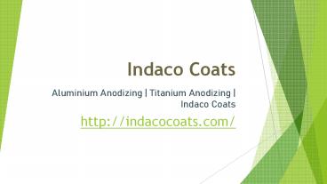 Anodizing Service in Karnataka