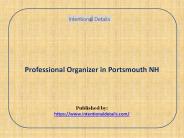 Professional Organizer in Portsmouth NH